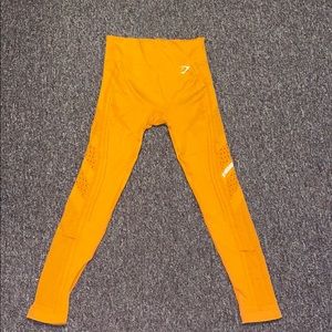 Orange Gymshark Leggings